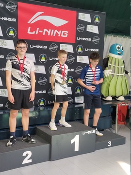 Tin Prasnic, Dejan Pušnik (oba BK Karizma), Tino Lah (BK Olimpija)